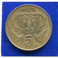 Кипр 5 центов 1983