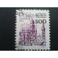 Польша 1989 стандарт надпечатка
