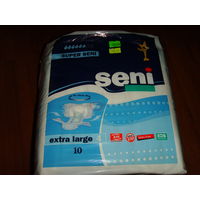 Подгузники для взрослых  Seni XL 10 штук