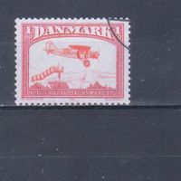 [1303] Дания 1981. Авиация.Самолет. Гашеная марка.