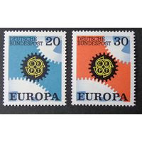 Германия, ФРГ 1967 г. Mi.533-534 MNH** полная серия