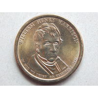 США 1 доллар 2009г.Уильям Генри Гаррисон (9-ый президент).