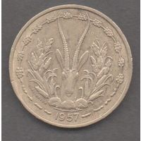 Того. 25 франков 1958