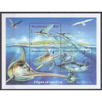 2001 Ниуафоу 375-377/B29 Морская фауна 12,00 евро