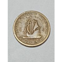 Карибы 5  центов 1955 года .