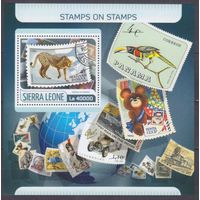 2017 Сьерра-Леоне 8544/B1237 Фауна / Марки на марках 11,00 евро