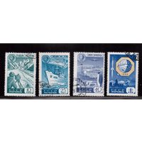 СССР-1959, (Заг.2267-2270)  гаш.(с клеем), Геофизическое сотрудничество(1)