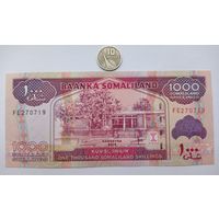 Werty71 Сомалиленд 1000 шиллингов 2014 UNC банкнота