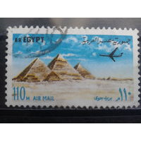 Египет, 1972, Пирамиды Гизы, авиапочта, Mi-1,9 евро гаш