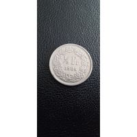 Швейцария  1/2 франка 1984 г.