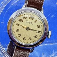 Часы Zentra Swiss редкие швейцарские часы времен ВОВ на полном ходу. Распродажа личной коллекции часов