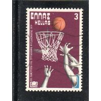 Греция. Mi:GR 1356. Чемпионат Европы по баскетболу Серия: Юбилеи и события (1979 г.)