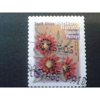 ЮАР 2001 стандарт, цветы рулонная марка