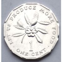 Ямайка 1 цент 1991 г. ФАО