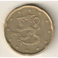 Финляндия 20 евроцент 2001