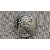 Беларусь 1 рубль, 2001 Юбилейные монеты - Беловежская пуща - Зубр/ГЕРБ