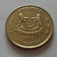 5 центов, Сингапур 2003 г.