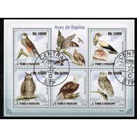 Хищные птицы Демократическая Республика Сан-Томе и Принсипи 2009 год 1 малый лист