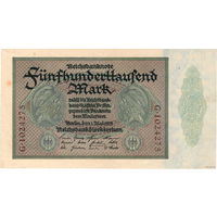 Германия, 500 000 марок, 1923 г. (серия G)