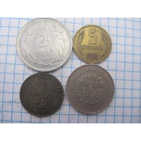 Четыре монеты/27 с рубля!