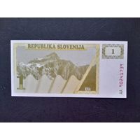 1 толар 1990 года. Словения. UNC