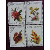 Куба 1993 г. Цветы.
