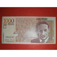 Колумбия 1000 песо 2015 UNC