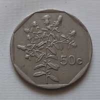 50 центов 1992 г. Мальта