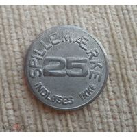 Werty71 Дания 25 марок игровой Жетон Токен