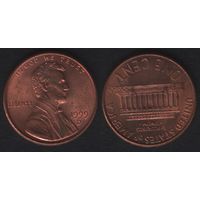 США km201b 1 цент 1999 год (D) (0(st(0 ТОРГ