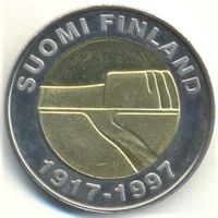 Финляндия. 25 марок 1997 г. 80 лет Независимости.