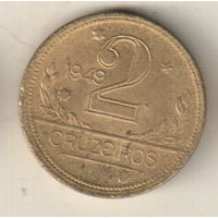 Бразилия 2 крузейро 1949