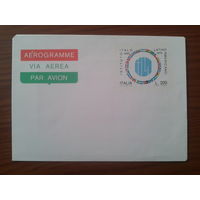 Италия 1976 аэрограмма, флаги