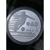 Мексика 50 песо1986футбол