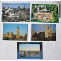 Почтовые карточки Великобритании (5 штук)
