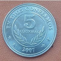 Никарагуа 5 кордоб, 2007-2014