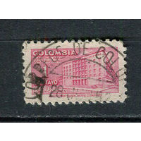 Колумбия - 1948/1950 - Архитектура 1С. Zwagszuschlagmarken - [Mi.42z] - 1 марка. Гашеная.  (Лот 56EB)-T7P9
