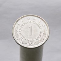 Югославия 1 динар 1980