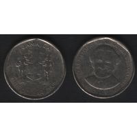 Ямайка km189 1 доллар 2008 год (нов.тип) (круг) (m107)
