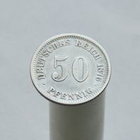 Германия 50 пфеннигов 1876  Е