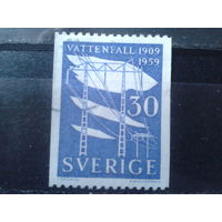 Швеция 1959 Воздушная линия электропередачи