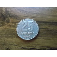 Аргентина 25 центавос 1993