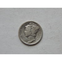 США 10 центов 1920г