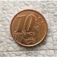 10 сентаво 1998 года Бразилия. Шикарная монета!