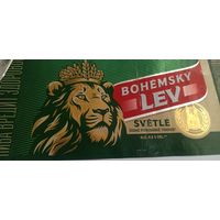 Этикетка от лидского пива " Богемский лев" 1,9 литра