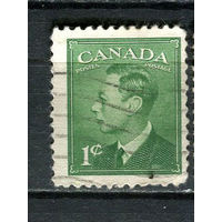 Канада - 1949/1951 - Король Гекорг VI 2С - [Mi.251A] - 1 марка. Гашеная.  (Лот 14CK)