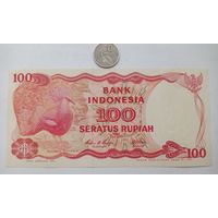 Werty71 Индонезия 100 рупий 1984 UNC банкнота