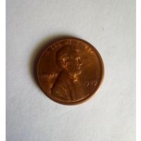 1 цент США 1989 г