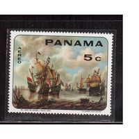 Панама-1968,(Мих.1067)  **   ,  Искусство, Живопись,Корабли