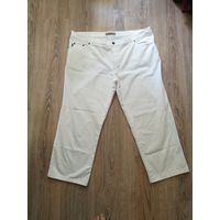 Белые брюки на невысокий рост (талия 112 см)